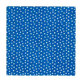 Small Dots Royal Blue Napkin Cocktail