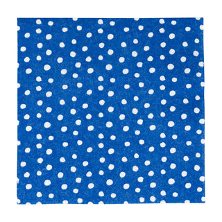 Small Dots Royal Blue Luncheon Napkins - 20 Per Package