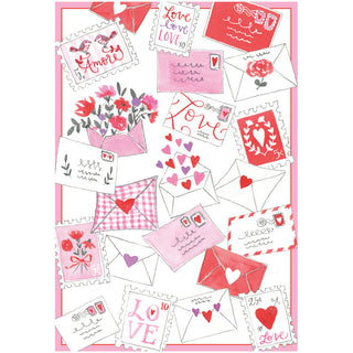 Love Letters Blank Greeting Card - 1 card with envelope