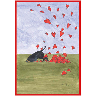 Digging For Love Blank Greeting Card - 1 card with envelope