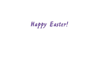 Dogs In Bunny Ears Easter Greeting Card - 1 card with envelope
