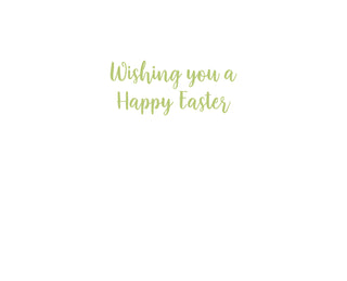 Chicks And Eggs Easter Greeting Card - 1 card with envelope