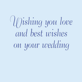 Flemish Floral Wedding Shower Die Cut Greeting Card - 1 card with envelope