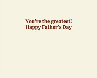 Whiskey Tasting Father's Day Die Cut Greeting Card - 1 card with envelope