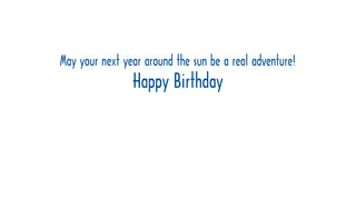 Birthday Vibes Birthday Greeting Card - 1 card with envelope