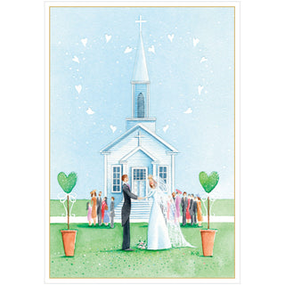 Going To The Chapel Blank Greeting Card - 1 card with envelope