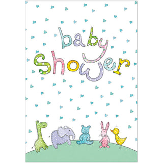 Baby Shower Calico Baby Shower Greeting Card - 1 card with envelope