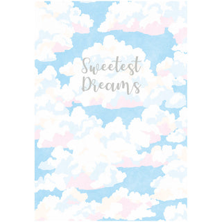 Sweetest Dreams Foil Blank Die Cut Greeting Card - 1 card with envelope