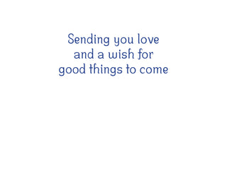 Midsummer Blooms Thinking of You Greeting Card - 1 card with envelope