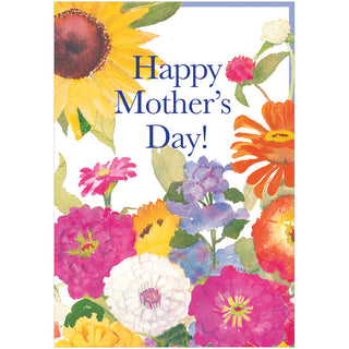 Midsummer Blooms Blank Greeting Card - 1 card with envelope