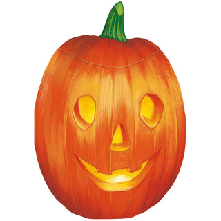 Jack O'Lantern Blank Die Cut Greeting Card - 1 card with envelope
