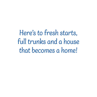 Moving People Everyday New Home Greeting Card