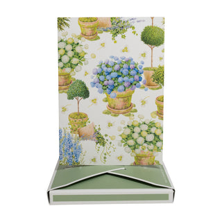 Potted Hydrangeas Boxed Note Cards - 8 Note Cards & 8 Envelopes