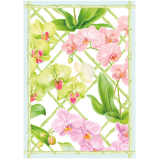 Orchid Conservatory Assorted Boxed Note Cards - includes 8 notes & envelopes