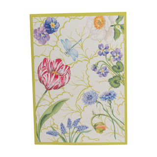 Floral Majolica Boxed Note Cards - 8 Note Cards & 8 Envelopes