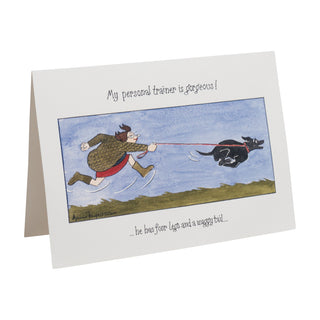 Who's Walking Who? Assorted Boxed Note Cards - includes 8 notes & envelopes