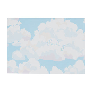 Blue Skies Thank You Notes - 8 Note Cards & 8 Envelopes