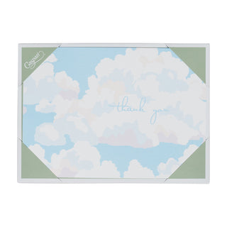 Blue Skies Thank You Notes - 8 Note Cards & 8 Envelopes