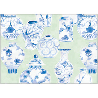 Glazed Porcelain Correspondence Cards - includes 12 cards & envelopes