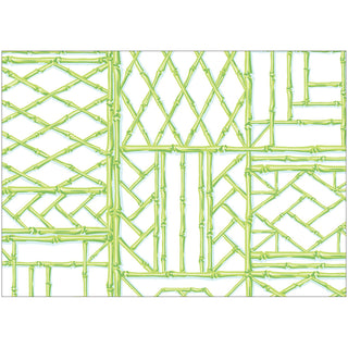 Bamboo Screen-Moss Green Correspondence Cards - includes 12 cards & envelopes