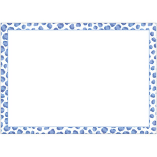 Just Spots Blue Correspondence Cards - includes 12 cards & envelopes