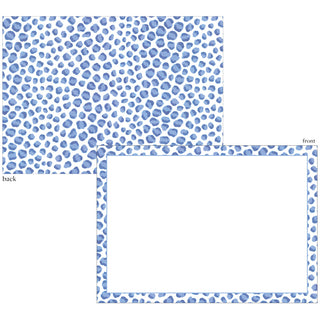 Just Spots Blue Correspondence Cards - includes 12 cards & envelopes