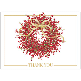 Pepperberry Foil Thank You Notes