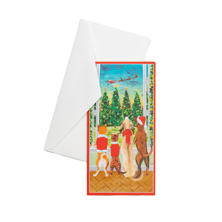Pets At The Window Money Card - Package of 4 cards with envelopes