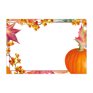 Gourds And Leaves Place Cards - includes 8 Place Cards
