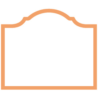Arch Melon Die Cut Place Card - 8 per package