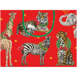 Wild Christmas Red Small Gift Bag - 1 Each