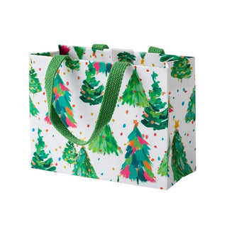 Brushstroke Trees Gift Bag Sm 7 X 3 X 5 1/4