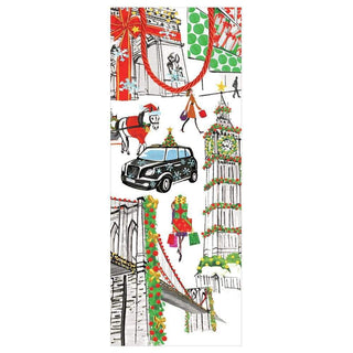 Cosmopolitan Christmas Bottle Bag 5 X 3 1/2 X 13