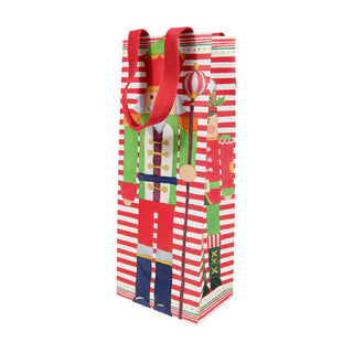 March Of The Nutcrackers Bottle Bag 5 X 3 1/2 X 13