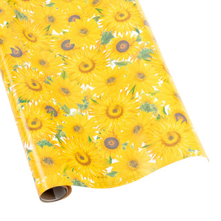 Sunflowers Roll Wrap 30 Inch X 8Ft-2 Inch Core
