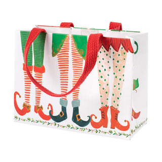 Elf Stockings Gift Bag Sm 7 X 3 X 5 1/4