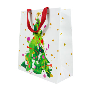 Splatter Tree Large Gift Bag 10"L x 4.75"W x 11.75"H - includes 1 bag
