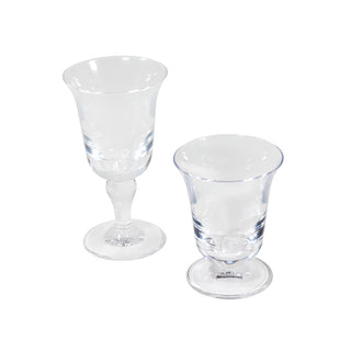 Acrylic Flared Water Glass-Clear Acry Flared Water Glass-Tall 9.6 Oz