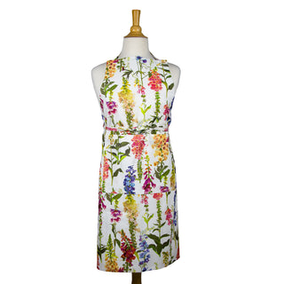 Foxgloves Fabc Fabric Apron - 34 X 30 Inches