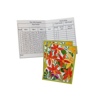 Halsted Floral Bridge Tallies Pkg 12 In