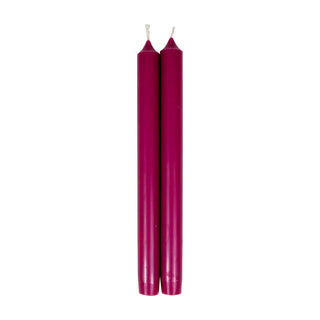Raspberry Duet Candle Candle Crown Pairs 10 Inch