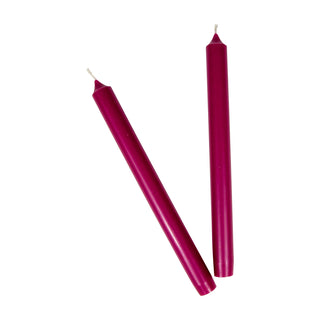 Raspberry Duet Candle Candle Crown Pairs 10 Inch