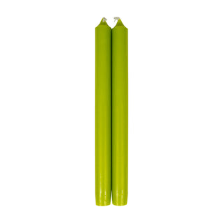 Chartreuse Duet Candle Candle Crown Pairs 10 Inch
