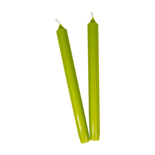 Chartreuse Duet Candle Candle Crown Pairs 10 Inch