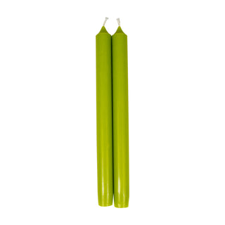 Chartreuse Duet Candle Candle Crown Pairs 10 Inch