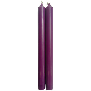 PLUM DUET CANDLE CANDLE CROWN PAIRS 10 INCH