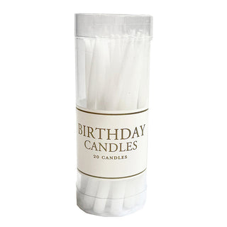 Birthday Candles-White Candle Birthday