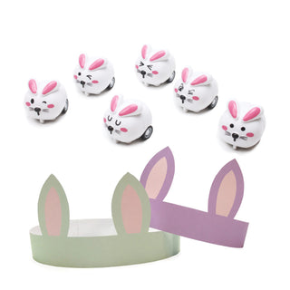 Bunnies and Carrots 10" Luxury Cone Crackers - 8 per box