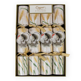 Homestead Turkey Christmas Crackers-10 Inch Long/8In