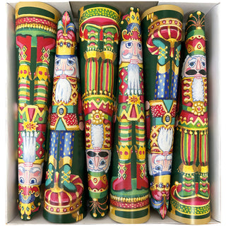 Nutcracker Christmas Christmas Cone Crackers - 6 Cone-Shaped Crackers Per Box